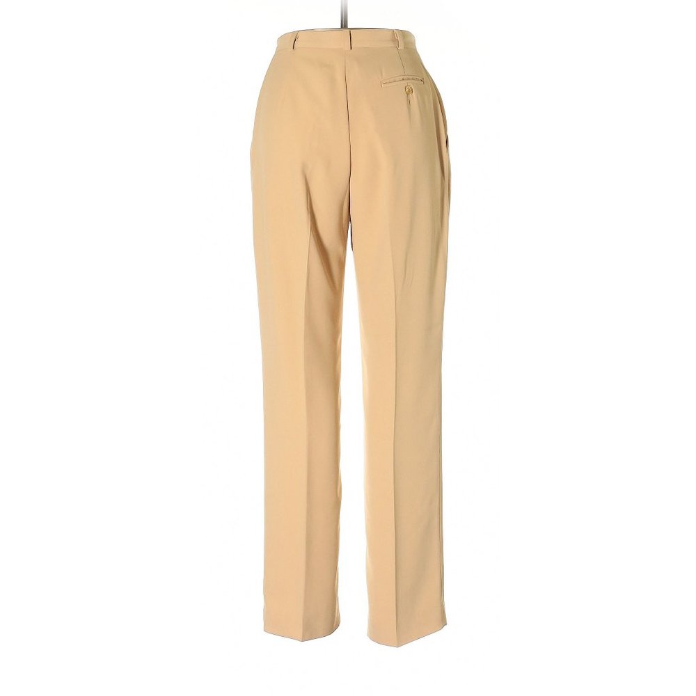Alex New York Tailored Tan Trousers | Lined Straight Leg Pants | Size 8 - Picture 3 of 10